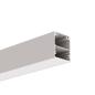 Preview: Robustes silbernes Aluminiumprofil für LED-Streifen
